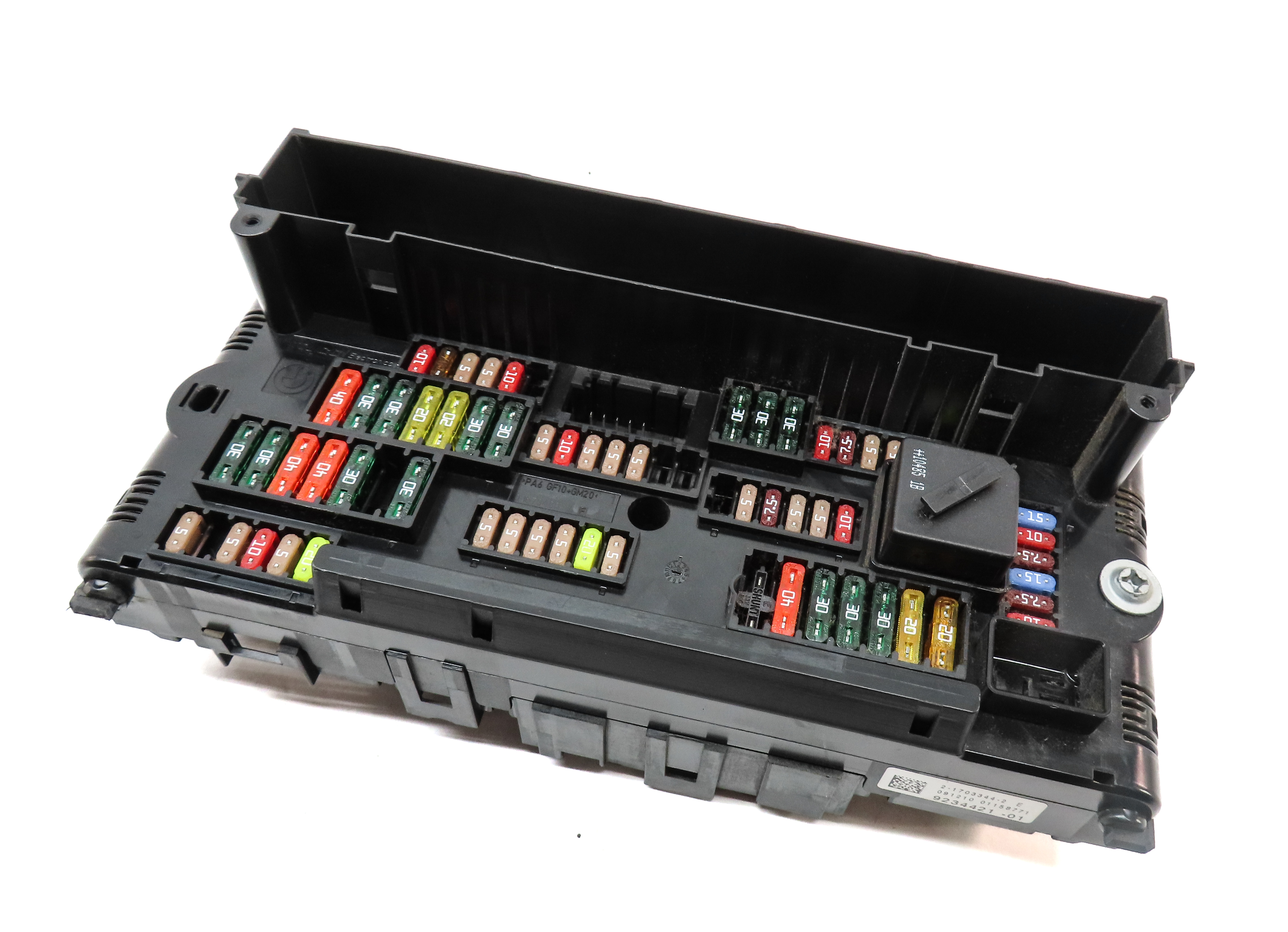 2011 BMW 535XiGT (F07) 3.0T (N55) ENGINE FRONT POWER DISTRIBUTION FUSE RELAY BOX — exact item pictured